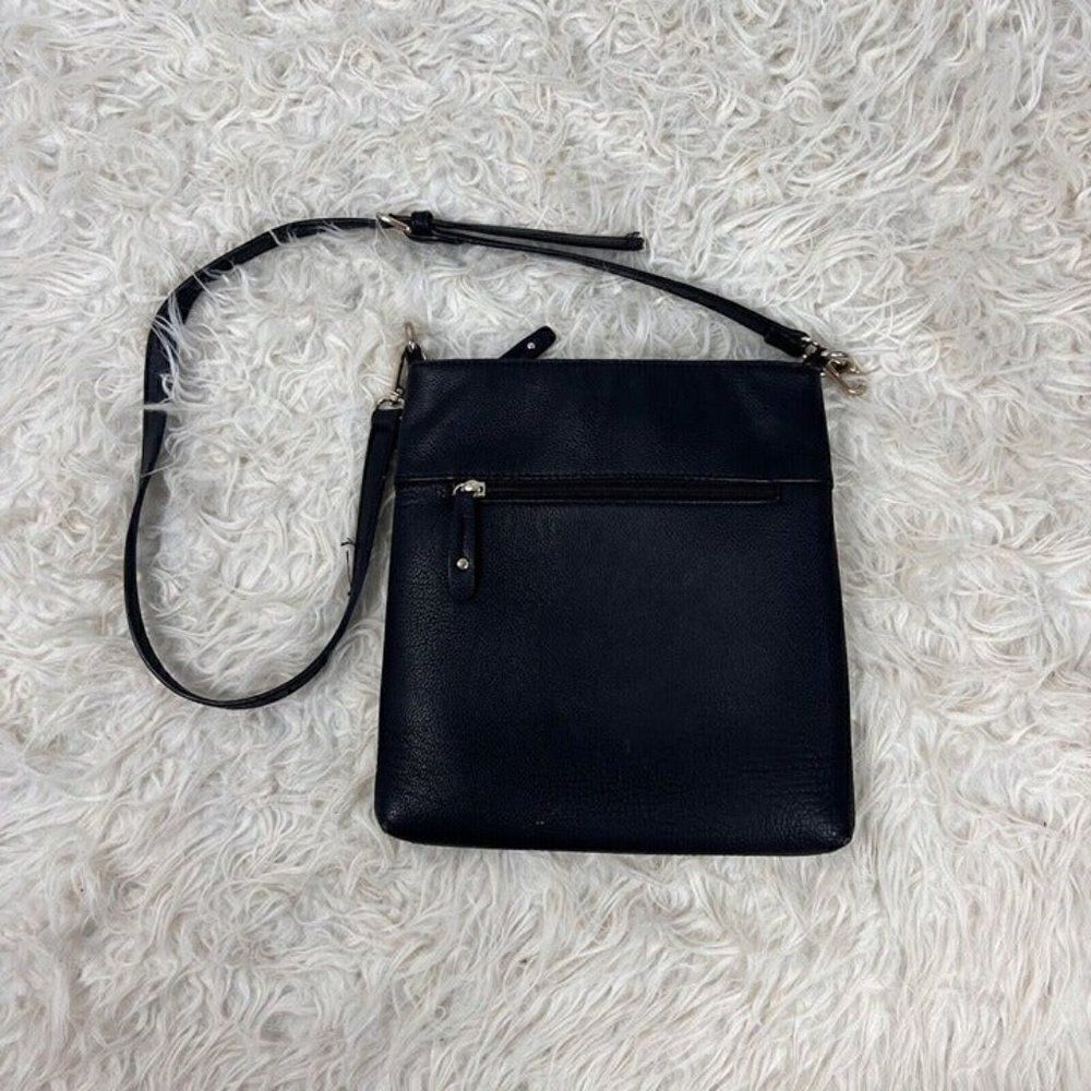 Clark’s Black Vegan Leather Black & Brown Messenger/Crossbody/Shoulder Bag/Purse - Picture 2 of 12